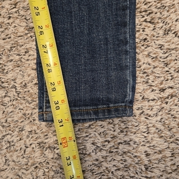 Eunina Jeans Women's Lauren Mid Rise Skinny Distressed Jeans Size 5 - Picture 9 of 12